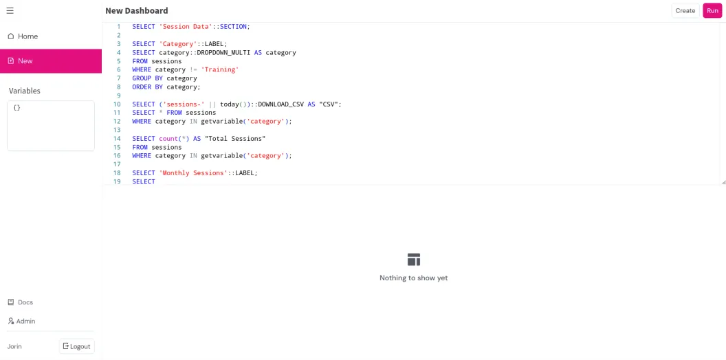 Editor Screenshot